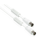 Alcasa S-PAK03 coaxial cable 3 m F White