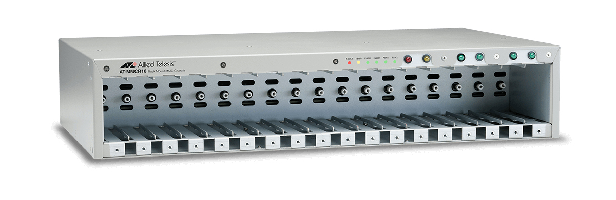 Image of Allied Telesis MMCR18 network equipment chassis