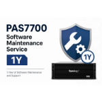 Synology PAS7700 Software Maintenance Service; 1-year support and software maintenance package providing access to firmware updates; platform enhancements and enterprise technical support for PAS7700 environments