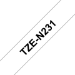 Brother TZE-N231 cinta para impresora de etiquetas Negro sobre blanco TZ