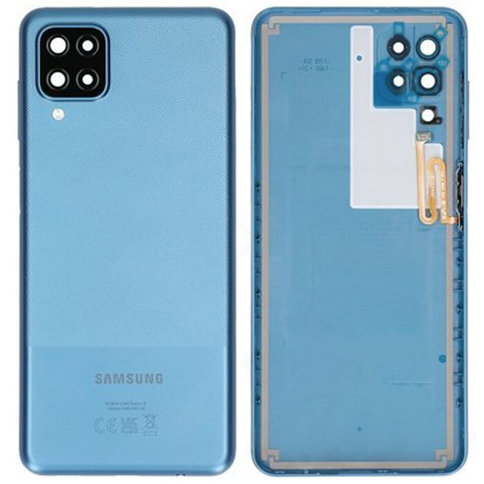 EU Product - Galaxy A12 Nacho backside - Blue thumbnail