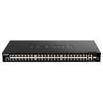 D-Link 48 x 10/100/1000BASE-T Ports, 2 x 10GBASE-T Ports and 2 x 10G SFP+ Ports Smart Managed Switch