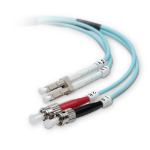 Belkin Fiber Optic Duplex Patch Cable - 32.81ft 2 x LC/ 2 x ST fiber optic cable 393.7" (10 m) Blue