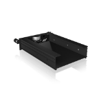 ICY BOX Carrier IB-148SSK-B HDD/SSD enclosure Black 2.5/3.5"