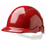 Centurion Concept Core Full Peak Slip Ratchet Vented Helmet Red