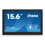 iiyama TW1623AS-B1P beeldkrant Interactief flatscreen 39,6 cm (15.6") Wifi 450 cd/m² Double Full HD Zwart Touchscreen Type processor Android 24/7