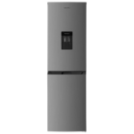 electriQ 245 Litre 50/50 Freestanding Fridge Freezer - Stainless Steel