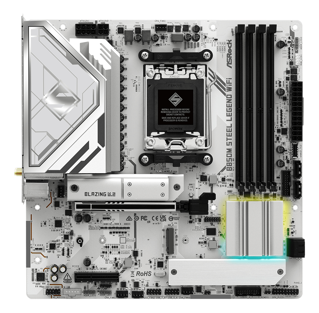 Asrock B850M Steel Legend WiFi AMD B850 Socket AM5 micro ATX
