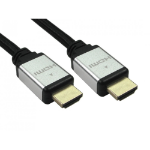 Cables Direct HDMI HDMI cable 1 m HDMI Type A (Standard) Black, Silver