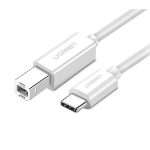 Ugreen UGR-40417 USB cable 1.5 m USB C USB B White
