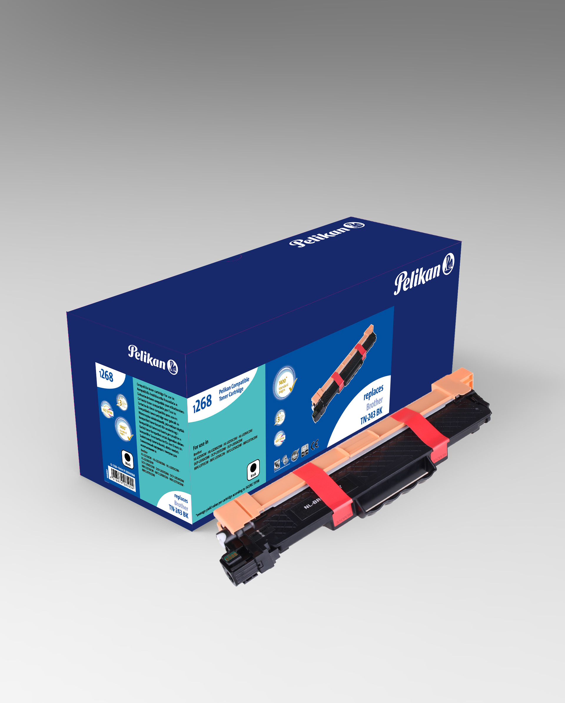Image of Pelikan 1031440168 Toner-kit black, 1.4K pages (replaces Brother...