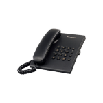 Panasonic KX-TS500 Teléfono analógico Identificador de llamadas Negro