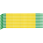 Brady SCN-09-YELLOW cable marker Nylon 300 pc(s)