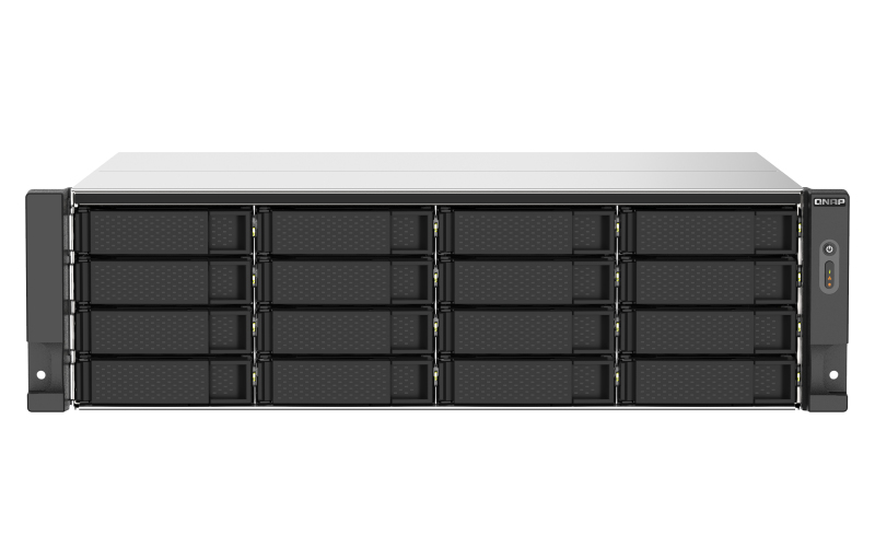 Photos - NAS Server QNAP TS-1673AU-RP-16G NAS Rack (3U) Ethernet LAN Black, Grey V1500B TS-167 