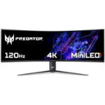 Acer Predator Z57 curved ultra-wide MiniLED gaming monitor - 57", 32:9, MiniLED, 1000R curve, Double 4K Ultra HD, 240Hz, 1ms, AMD FreeSync Premium, DisplayHDR 1000, HDMI, DP & USB-C