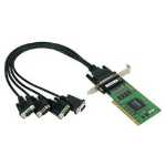 Moxa CP-104UL-DB25M interfacekaart/-adapter