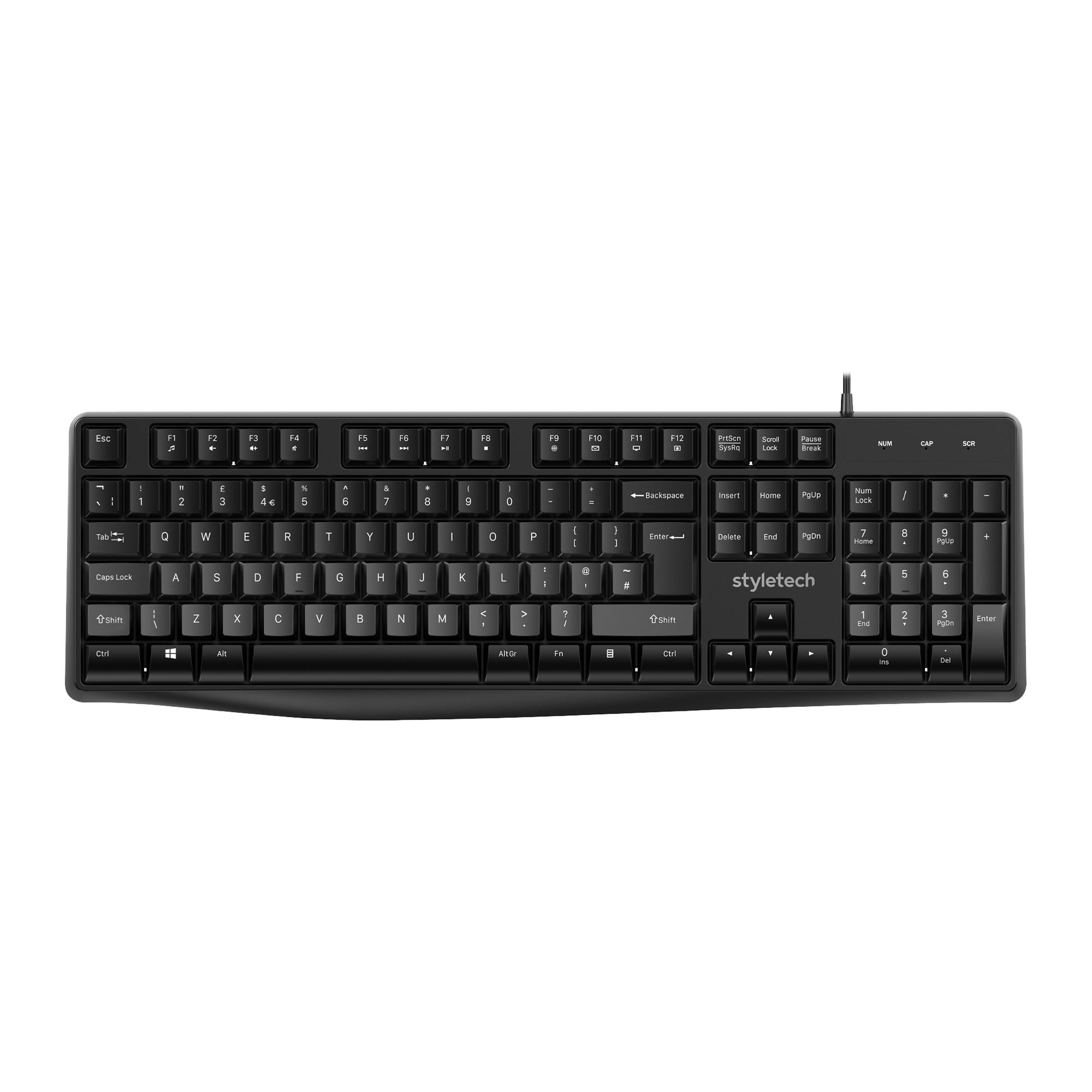 Stealth Styletech K801 Wired Keyboard Bl Large