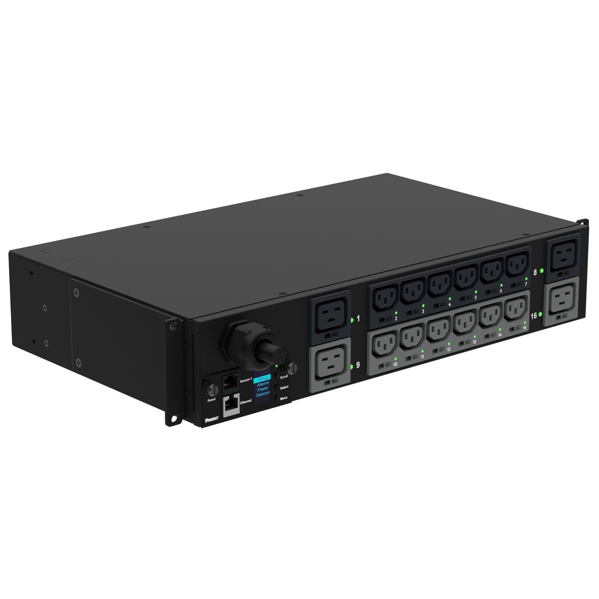 Panduit SmartZone P16E26M G5 Monitored/Switched 16-Outlet Single-Phase 230V 32A PDU