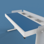 Heckler Design H902-4181 desk pad Linoleum Blue