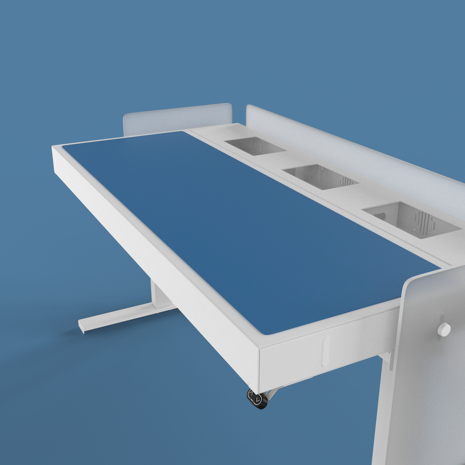 H902-4181 desk pad Linoleum Blue