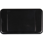 Digitek Blank Australian Style Wall Plate Black