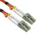 Cables Direct 0.5m OM2 Fibre Cable LC - LC