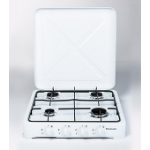 Ravanson K-04T hob Black, White Countertop Gas 4 zone(s)