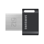 Samsung MUF-512AB USB flash drive 512 GB USB Type-A 3.2 Gen 1 (3.1 Gen 1) Black, Stainless steel