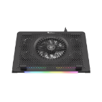 GENESIS Oxid 450 laptop cooling pad 39,6 cm (15.6") 2400 RPM Zwart