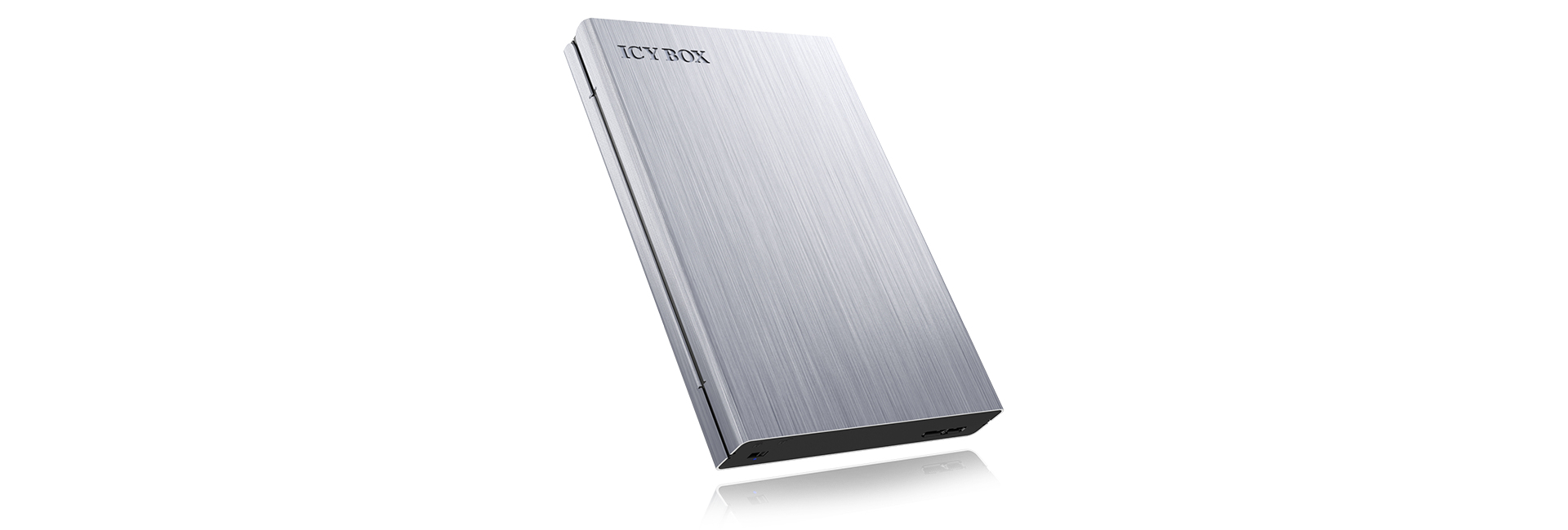 Image of ICY BOX IB-241WP HDD/SSD enclosure Anthracite, Silver 2.5"