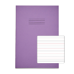 Rhino A4 Learn To Write Book 40 Page Purple Narrow-Ruled LTW4B:15R (Pack of 100)