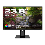 JAPANNEXT JN-IPS2382FHDR-HSP computer monitor 61 cm (24") 1920 x 1080 Pixels Full HD LCD Zwart