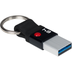 Emtec T100 Nano Ring 3.2 USB flash drive 64 GB USB Type-A 3.2 Gen 1 (3.1 Gen 1) Black