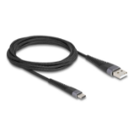 DeLOCK 81122 USB-kabel USB 2.0 2 m USB A USB C Zwart
