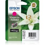 Epson C13T05934010/T0593 Ink cartridge magenta, 520 pages 13ml for Epson Stylus Photo R 2400