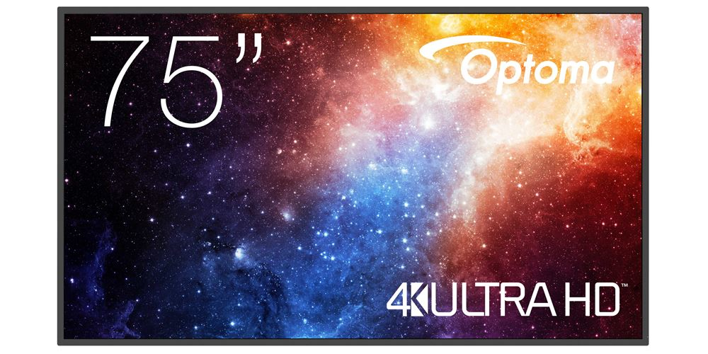 Optoma N3751K Digital signage flat panel 190.5 cm (75") LED Wi-Fi...