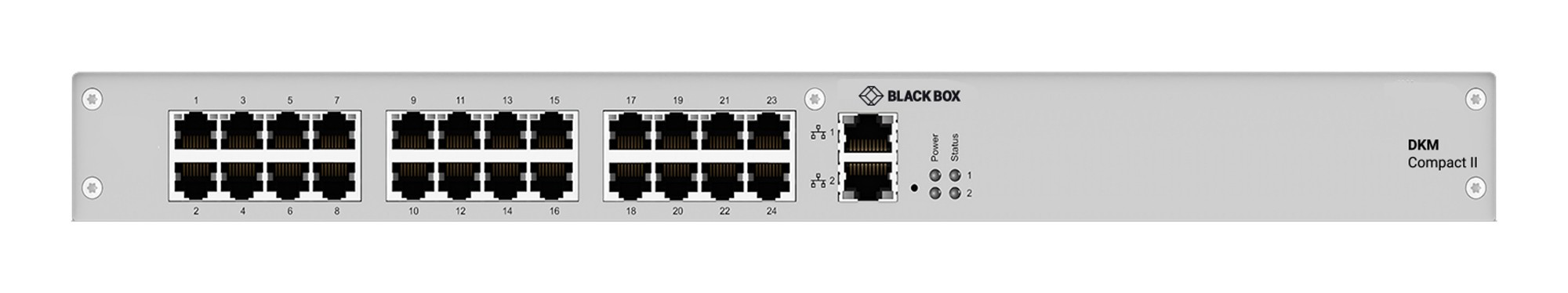 Black Box ACXC24-3G KVM switch Rack mounting Black. Grey