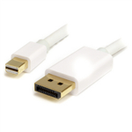 4XEM 4XDPMDPCBL DisplayPort cable 70.9" (1.8 m) mini DisplayPort White