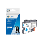 CTS Wholesale Compatible Replacement for the Brother LC424C Cyan Ink Cartridge 8ml Dye 750 Pages