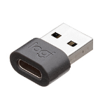 Logitech 989-000982 kabelomvandlare (hane/hona) USB C USB A grafit