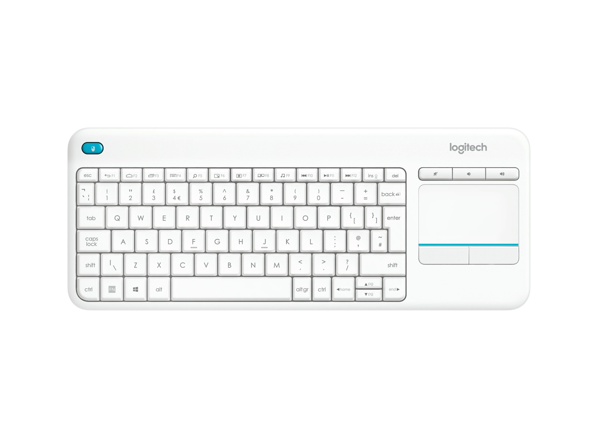 Logitech K400 Plus keyboard RF Wireless QWERTY US ...