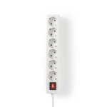 Nedis EXSO630F2WT power extension 3 m 6 AC outlet(s) Indoor White