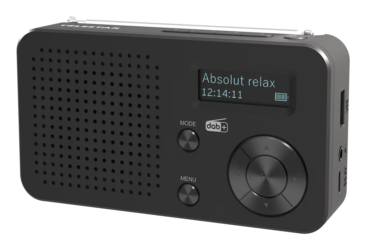 Telestar TOP 100 Portable Analog & digital Black