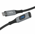 Plugable Technologies USBC-METER3-1MF USB cable 39.4" (1 m) USB 3.2 Gen 2 (3.1 Gen 2) Black