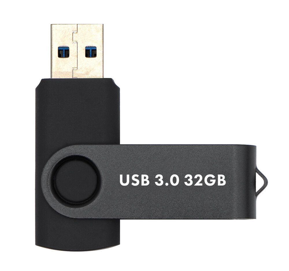 ProXtend USB 3.2 Gen 1 32GB Flash Drive, Black