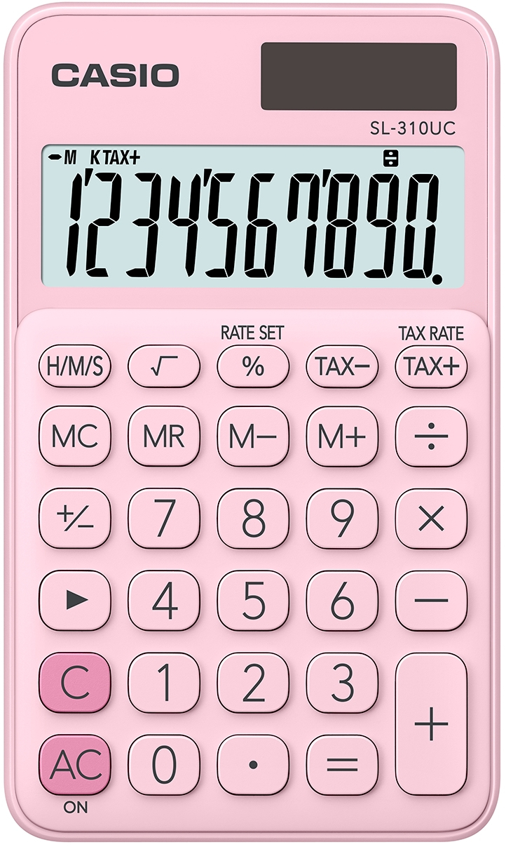 Image of Casio SL-310UC-PK calculator Pocket Basic Pink
