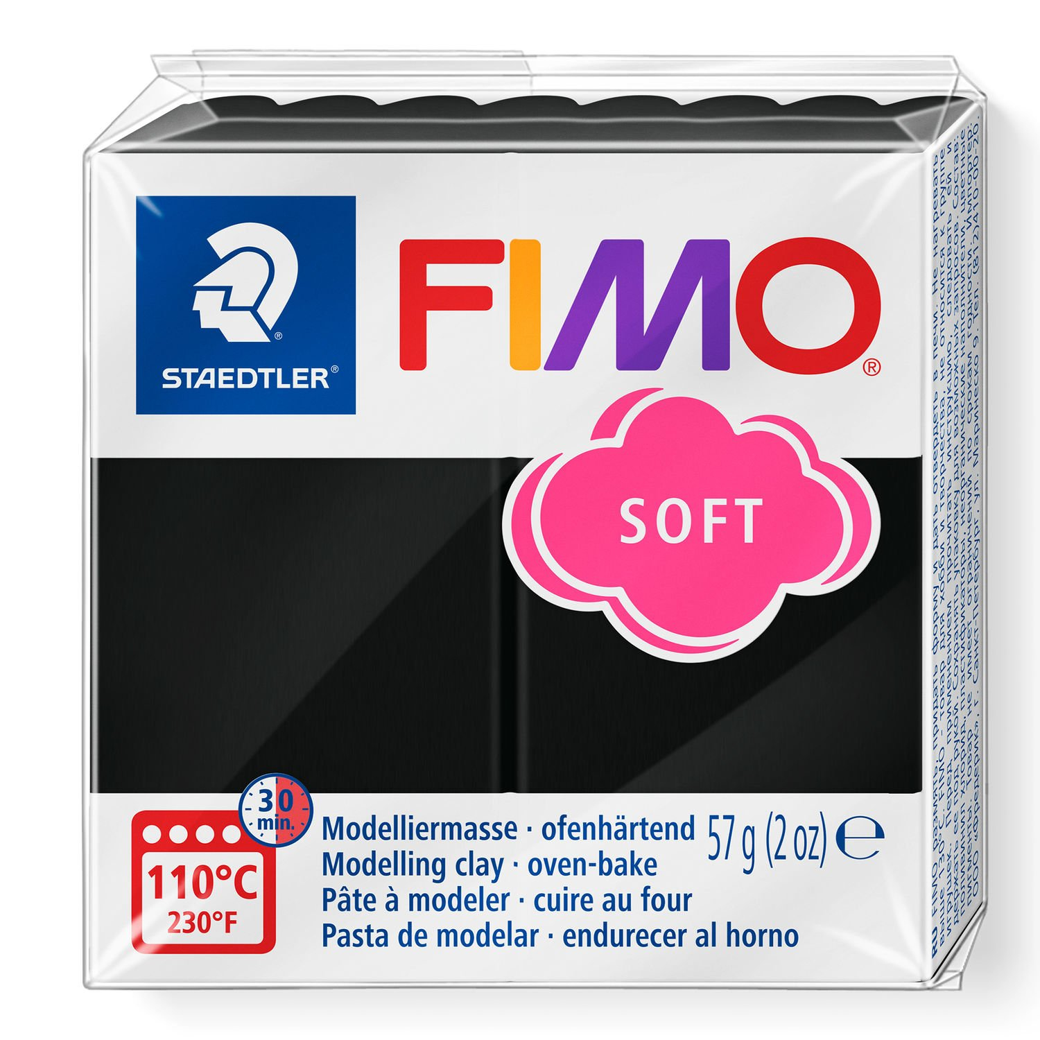 EU Product - Mod.masse Fimo soft schwarz thumbnail