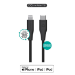 eSTUFF ES602180-BULK lightning cable 1 m Black