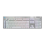 Logitech G 920-012685 keyboard Gaming RF Wireless + Bluetooth QWERTY English White