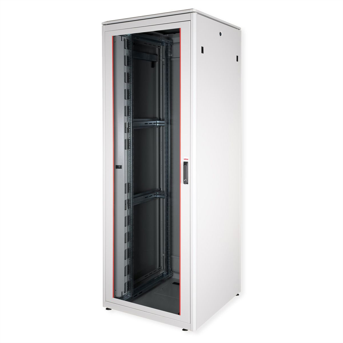 ROLINE 19-inch Network Cabinet Pro 47 U. 800x800 WxD glass door grey